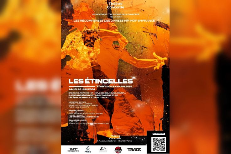 Les Étincelles, la cérémonie des danses urbaines et hip-hop en France au Théâtre de la Concorde 