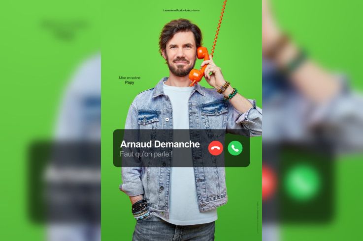 Arnaud Demanche au Casino de Paris pour la dernière date de son spectacle 