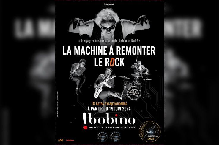 La Machine à remonter le Rock, le spectacle musical au Théâtre Bobino 