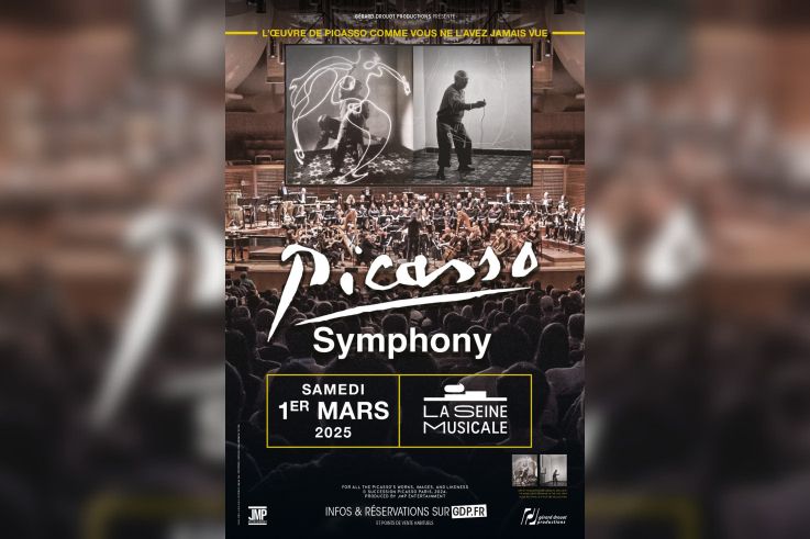 Picasso Symphony, la première mondiale du spectacle musical et visuel sur Picasso 