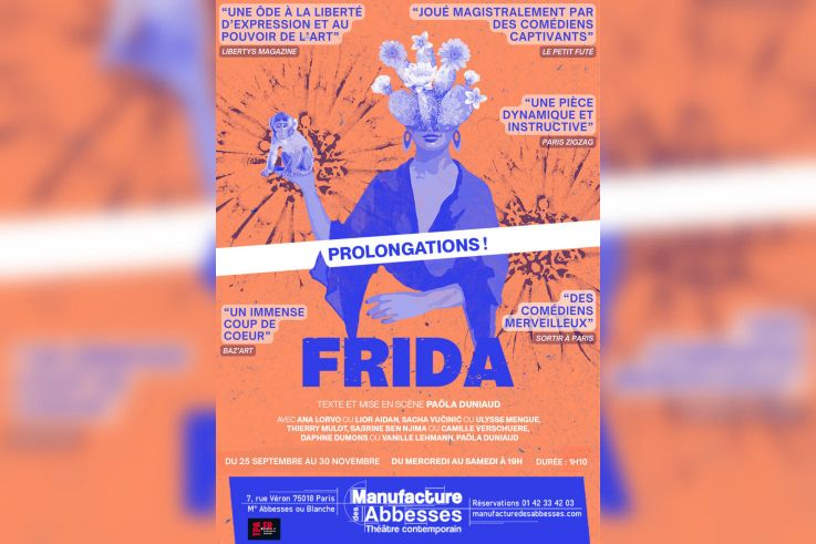 Frida : la pièce de théâtre retraçant la vie de l'artiste Frida Kahlo 