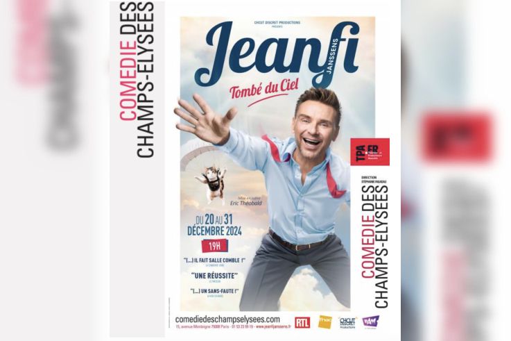 Jeanfi Janssens : le steward-humoriste de retour avec Tombé du Ciel à la Comédie des Champs-Élysées