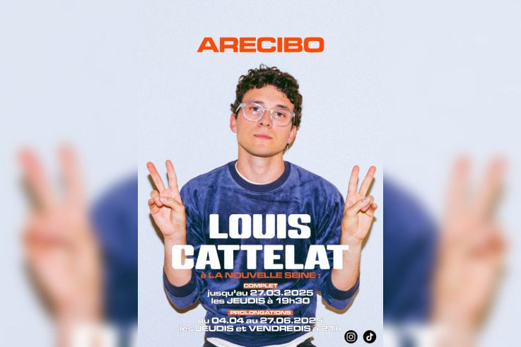 Louis Cattelat : Arecibo, un one-man-show cosmique et acéré à la Nouvelle Seine
