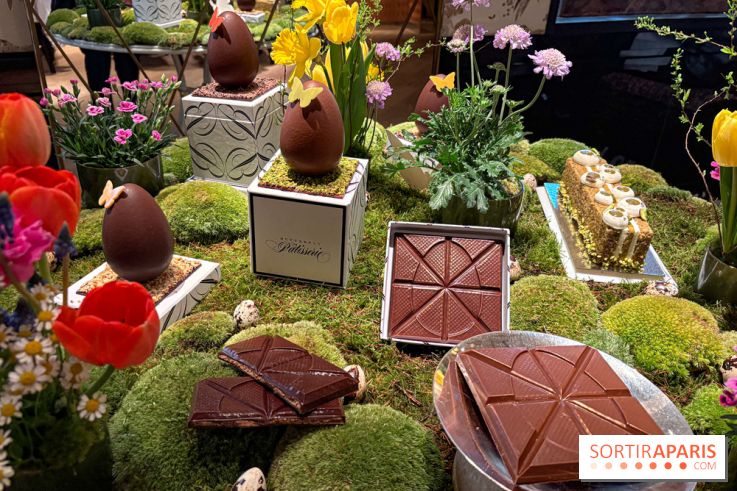 Paques 2025 : la collection gourmande d'oeufs de Paques de Matthieu Carlin à l'Hotel de Crillon 