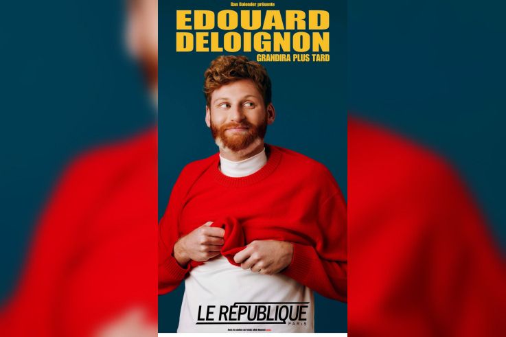 Edouard Deloignon Grandira plus Tard : spectacle d'humour à voir au République à Paris