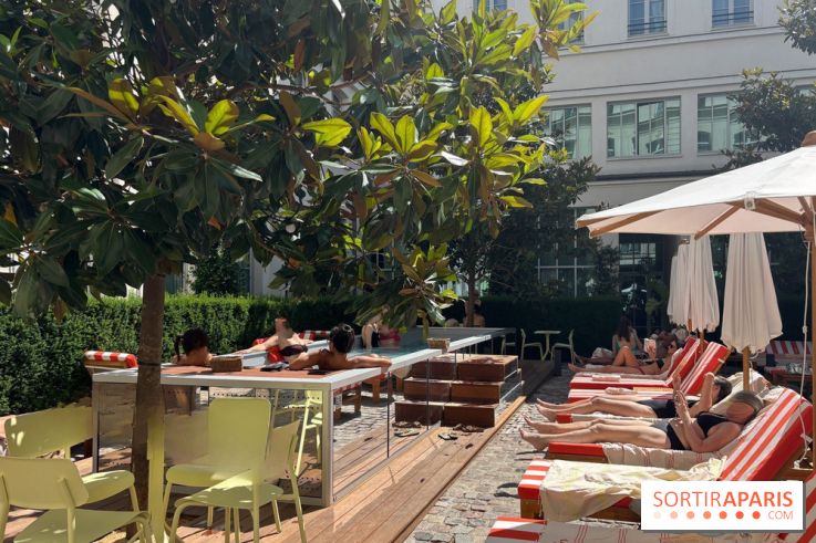 Une piscine éphémère s'installe au Hoxton Paris pour l'été