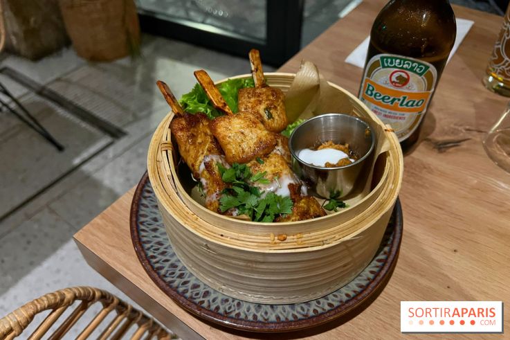 Luangpra - Brochettes poulet sauce satay