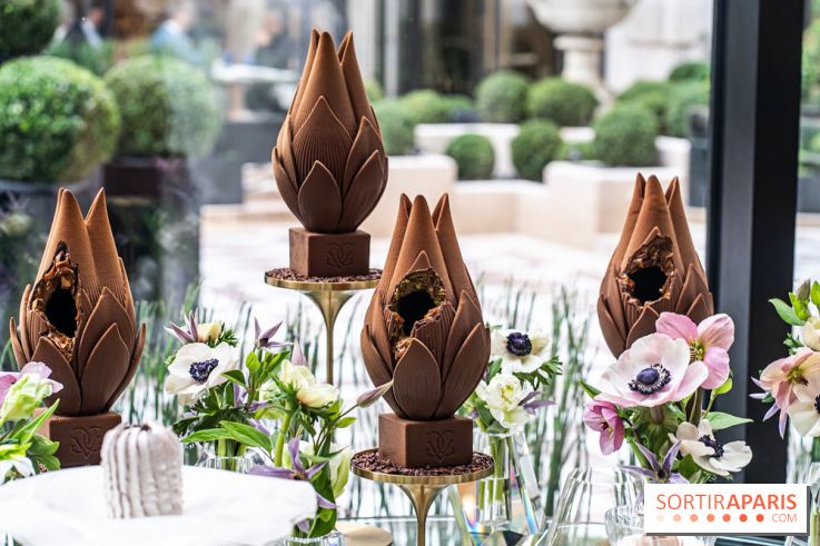 L'oeuf de Pâques fleur du George V Paris par Michael Bartocetti 2024