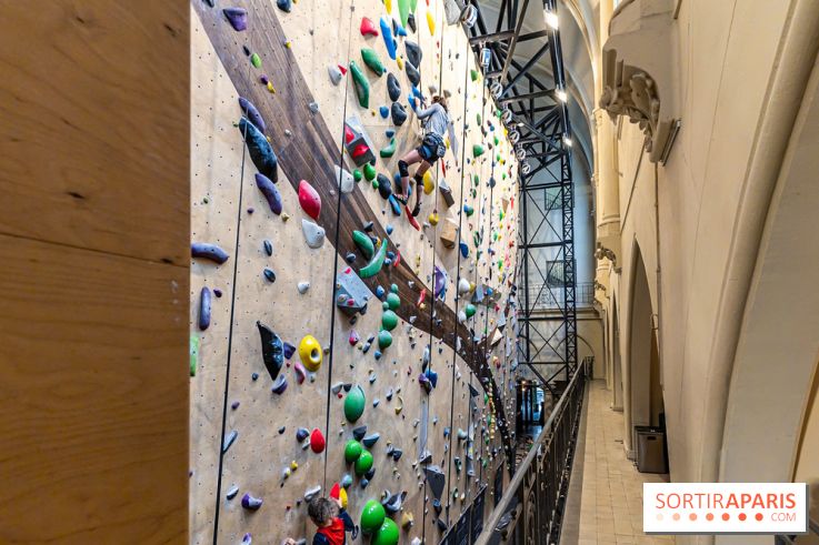 Climbing District Saint-Lazare, la salle d'escalade et espace coworking cachée dans une chapelle -  A7C8021