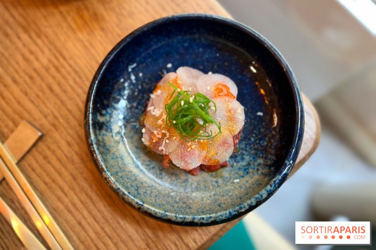 Mojju - Tartare de bœuf et poire coréenne