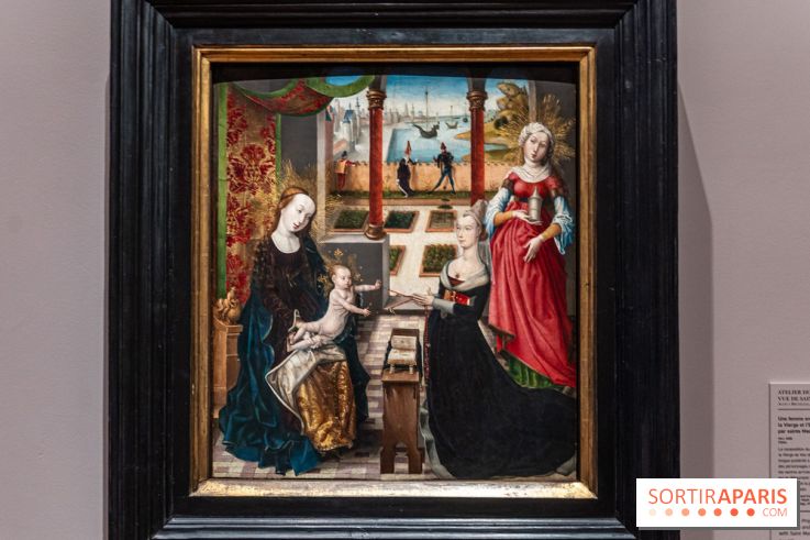 Exposition Revoir Van Eyck, La Vierge du chancelier Rolin au Musée du Louvre