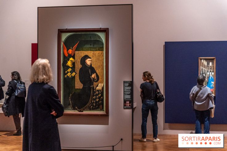 Exposition Revoir Van Eyck, La Vierge du chancelier Rolin au Musée du Louvre - Roger van der Weyden - Nicolas Rolin en prière