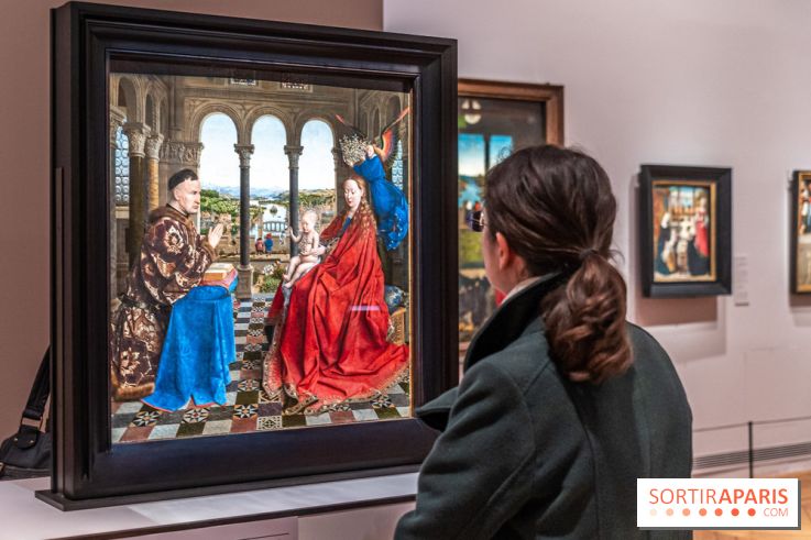 Exposition Revoir Van Eyck, La Vierge du chancelier Rolin au Musée du Louvre