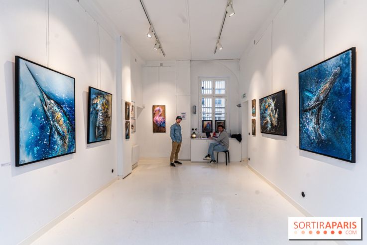 Exposition street-art Sax à Paris : A travers l'océan