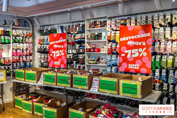 Destockage de chaussettes Happy Socks, adultes et enfants, à Paris - image00008