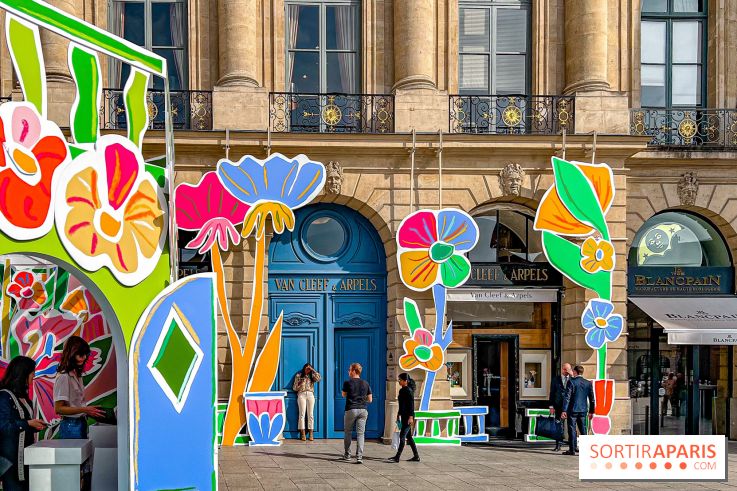 Van Cleef & Arpels pop up photocall Place Vendôme