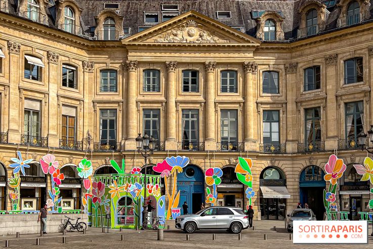 Van Cleef & Arpels pop up photocall Place Vendôme