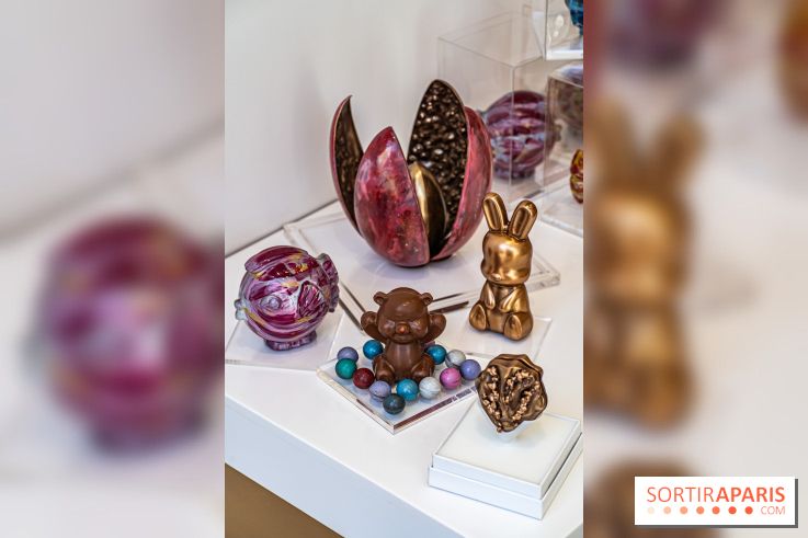 Oeuf Joyaux et chocolats de Pâques de Jade Génin 2024