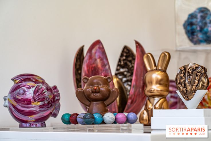 Oeuf Joyaux et chocolats de Pâques de Jade Génin 2024