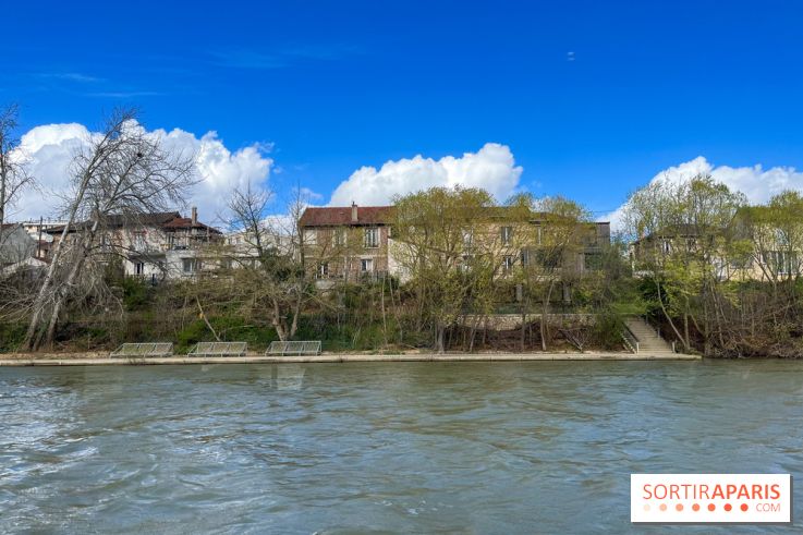 Croisière olympique sur l'île Saint-Denis - écluse de la briche