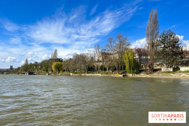Croisière olympique sur l'île Saint-Denis - quais Epinay-sur-Seine