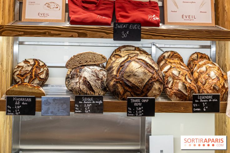 Éveil Boulangerie aux farines anciennes Paris 17e - pains