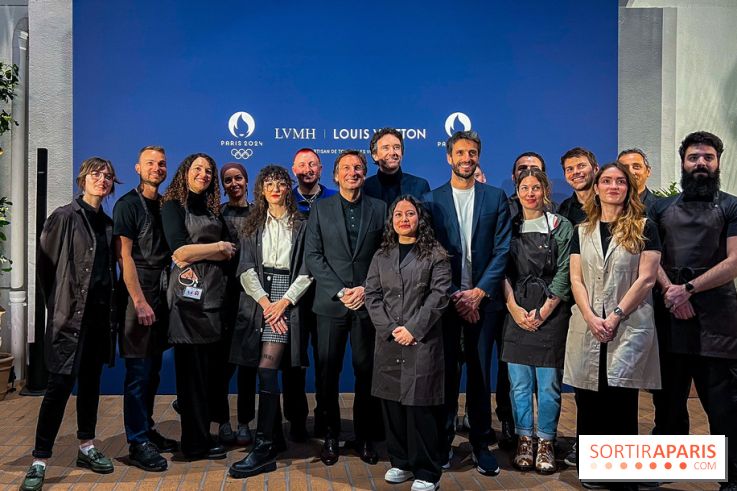 Malles Médailles et Torches des Jeux Olympiques de Paris 2024 griffées Louis Vuitton