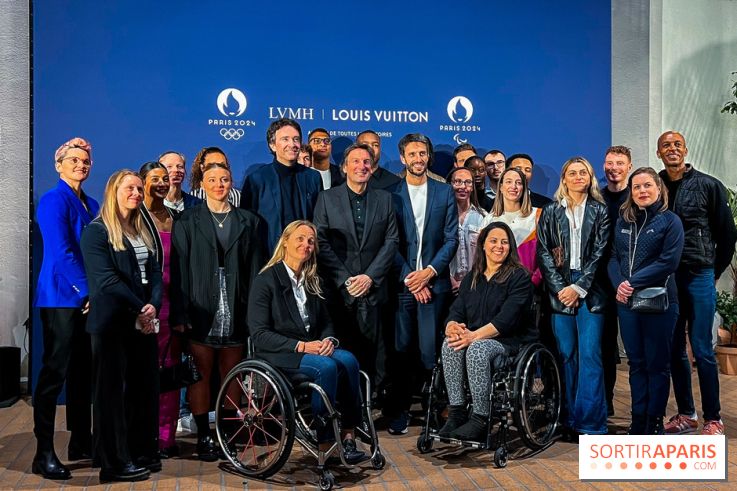 Malles Médailles et Torches des Jeux Olympiques de Paris 2024 griffées Louis Vuitton