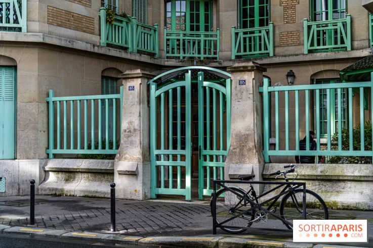Insolite, la façade originale de la rue Blomet Paris 15e - photos -  A7C9546