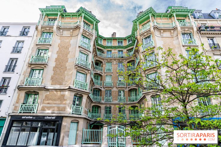 Insolite, la façade originale de la rue Blomet Paris 15e - photos