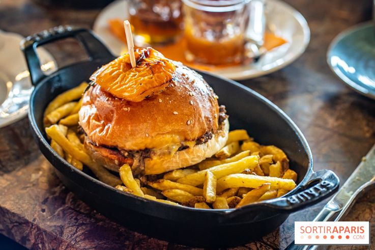 Le brunch festif du Bistrot Podium - Paris 15e - Top Chef -  burger frites