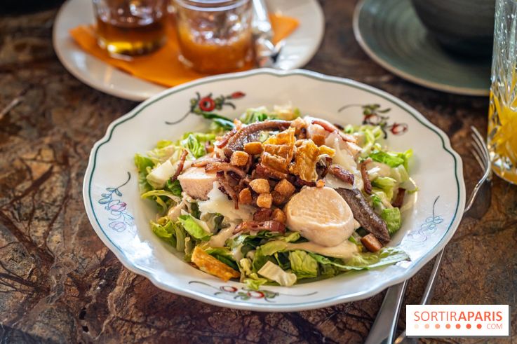 Le brunch festif du Bistrot Podium - Paris 15e - Top Chef -  salade caesar