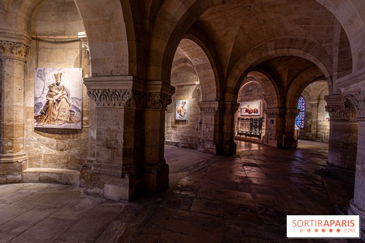 La Trêve la Basilique Saint-Denis, l'exposition costumes et photos de Sophie Comtet Kouyaté en mode jeux Olympique en Grèce Antique