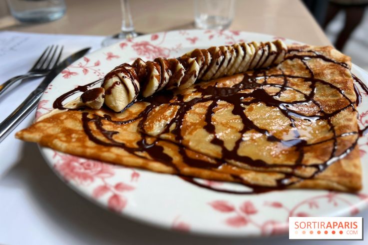 Galette Café - Crêpe banane chocolat