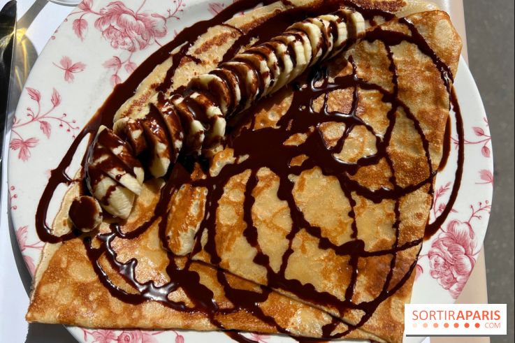 Galette Café - Crêpe banane chocolat
