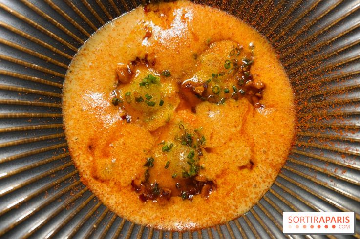 Amâlia - Raviolis aux gambas, nduja