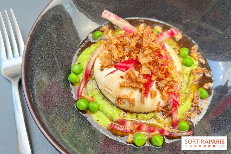 LArchimede - Burrata, dip de petit pois