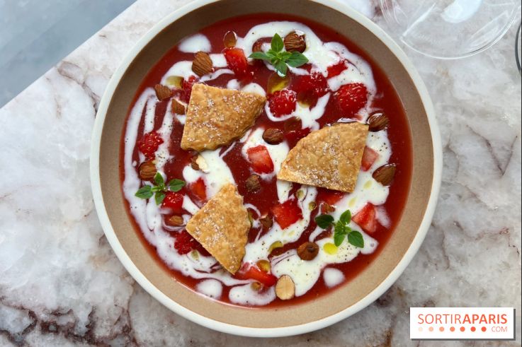 Adami - Soupe de fraises et amandes