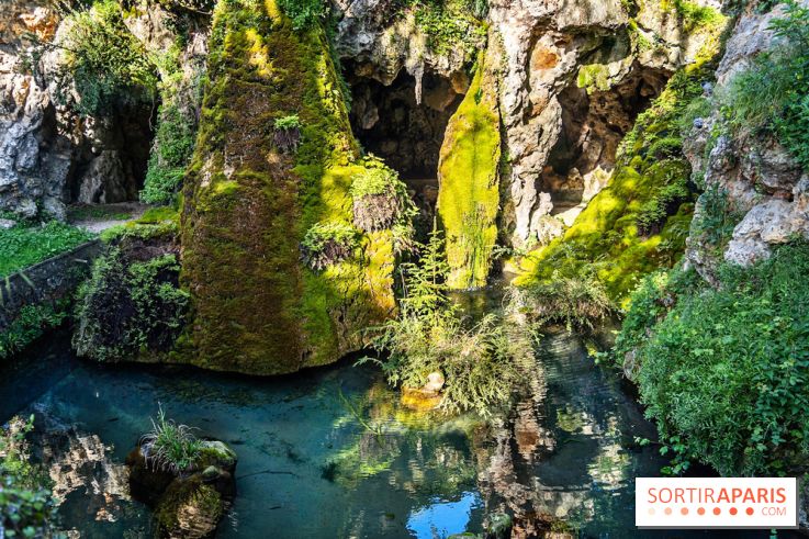 Parc du Dr Fauvel à Villennes sur Seine, grotte et cascades