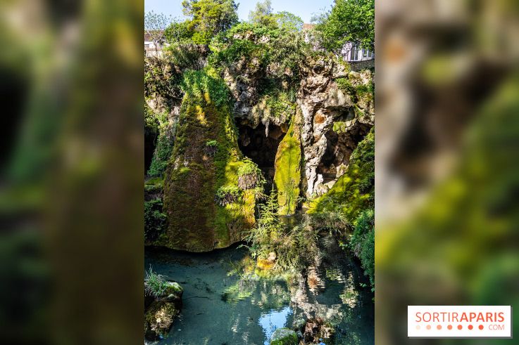 Parc du Dr Fauvel à Villennes sur Seine, grotte et cascades