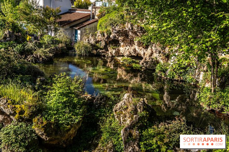 Parc du Dr Fauvel à Villennes sur Seine, grotte et cascades