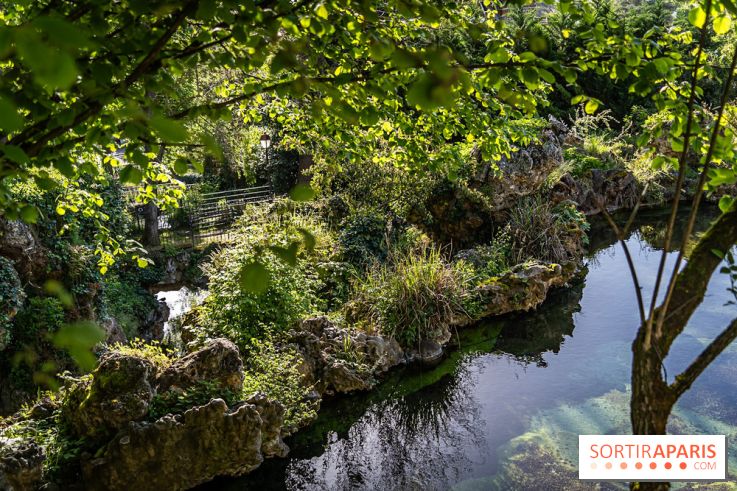 Parc du Dr Fauvel à Villennes sur Seine, grotte et cascades