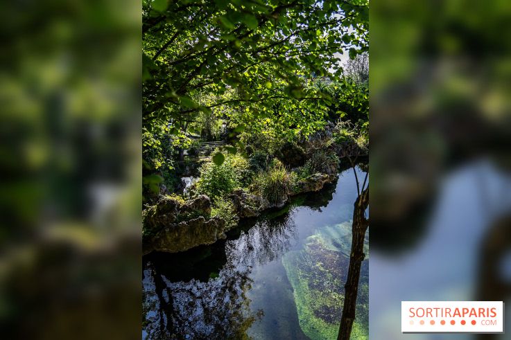 Parc du Dr Fauvel à Villennes sur Seine, grotte et cascades