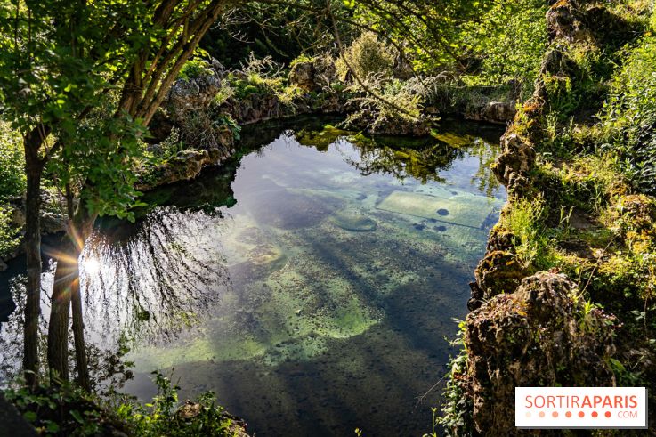 Parc du Dr Fauvel à Villennes sur Seine, grotte et cascades