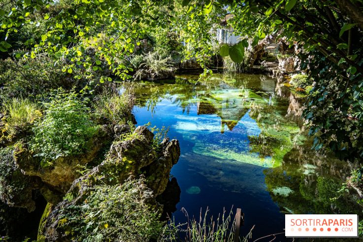 Parc du Dr Fauvel à Villennes sur Seine, grotte et cascades