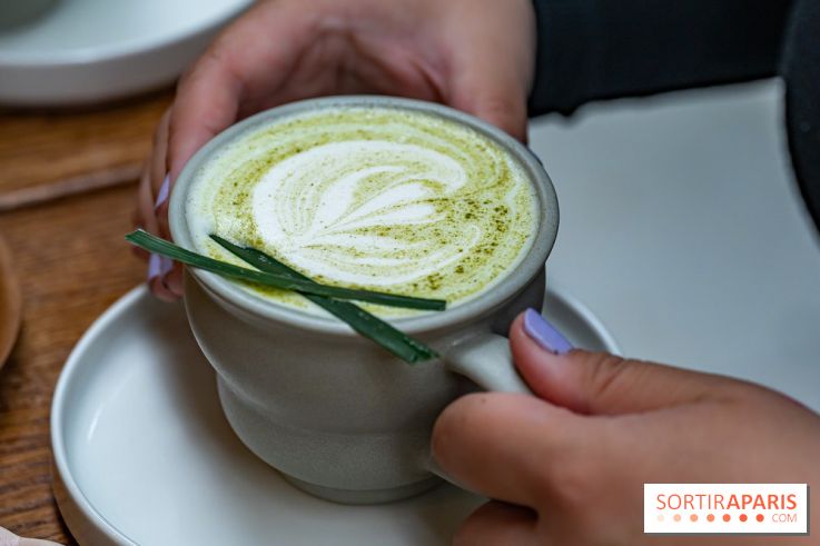Fu Patisserie et coffee shop Paris 13e -  latte panda ou matcha