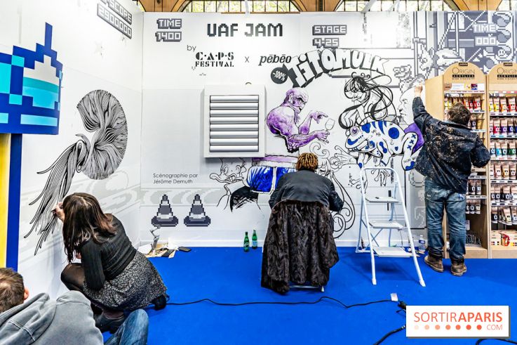 Urban Art Fair 2024 au Carreau du Temple, la foire internationale de street art - photos -  A7C2403