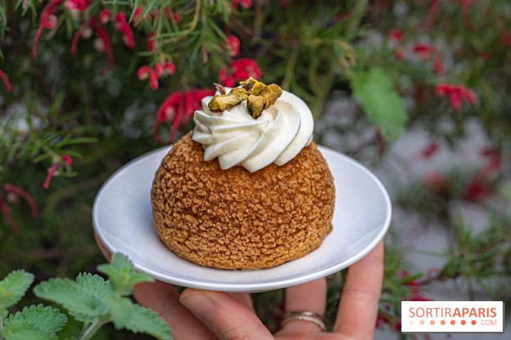 Pâtisserie Mélilot Paris 20e arrondissement -  chou pistache