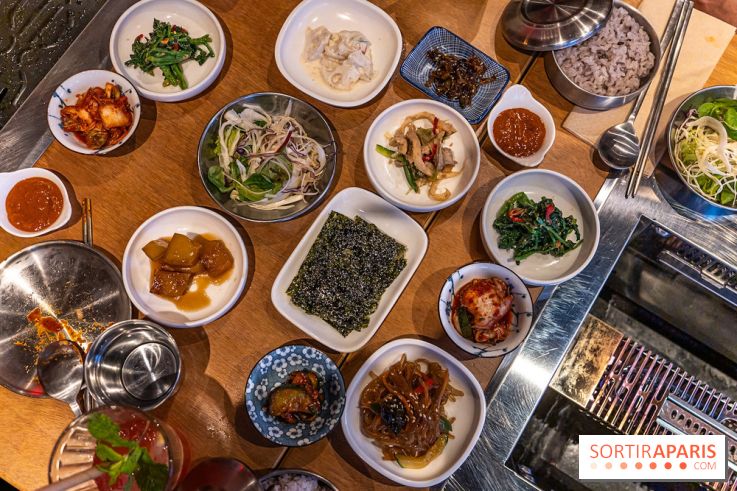 Hwaro Grill, le barbecue Coréen Paris 15e -  accompagnements