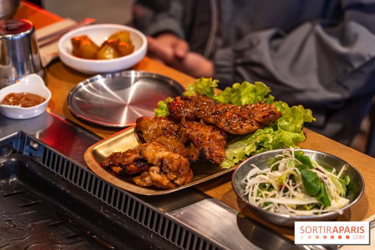 Hwaro Grill, le barbecue Coréen Paris 15e -  grillades